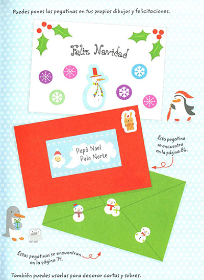 1000 pegatinas para las Navidades