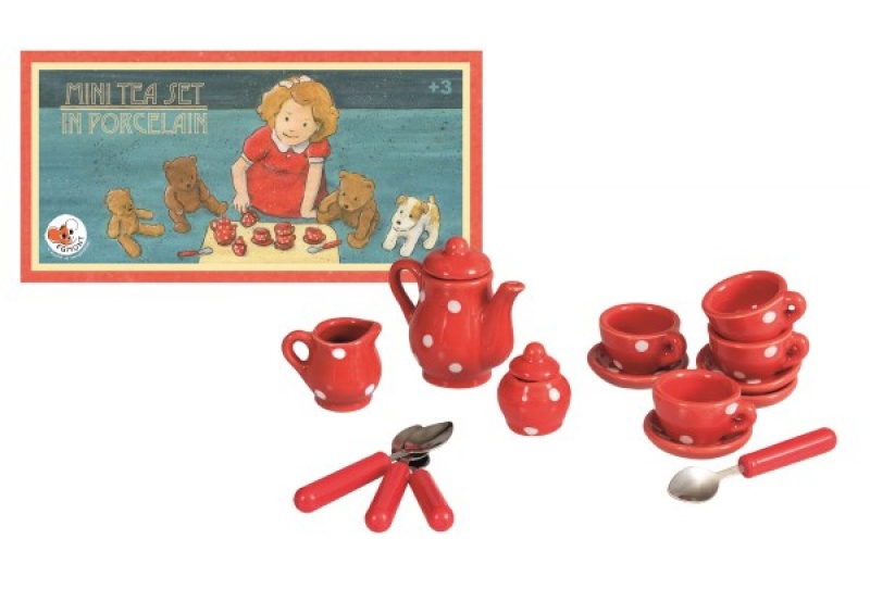 Mini Juego de Té de Porcelana