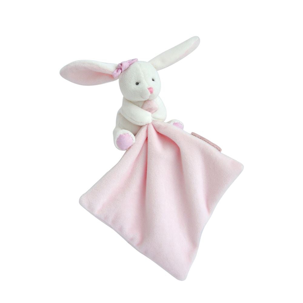 Doudou et Compagnie Hello Baby Manta con Conejito de Peluche