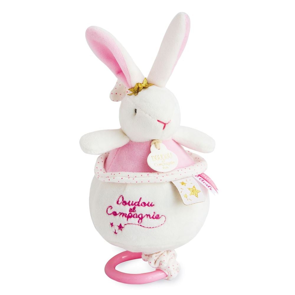 Doudou et Compagnie Star Pink Bunny – Juguete musical para tirar