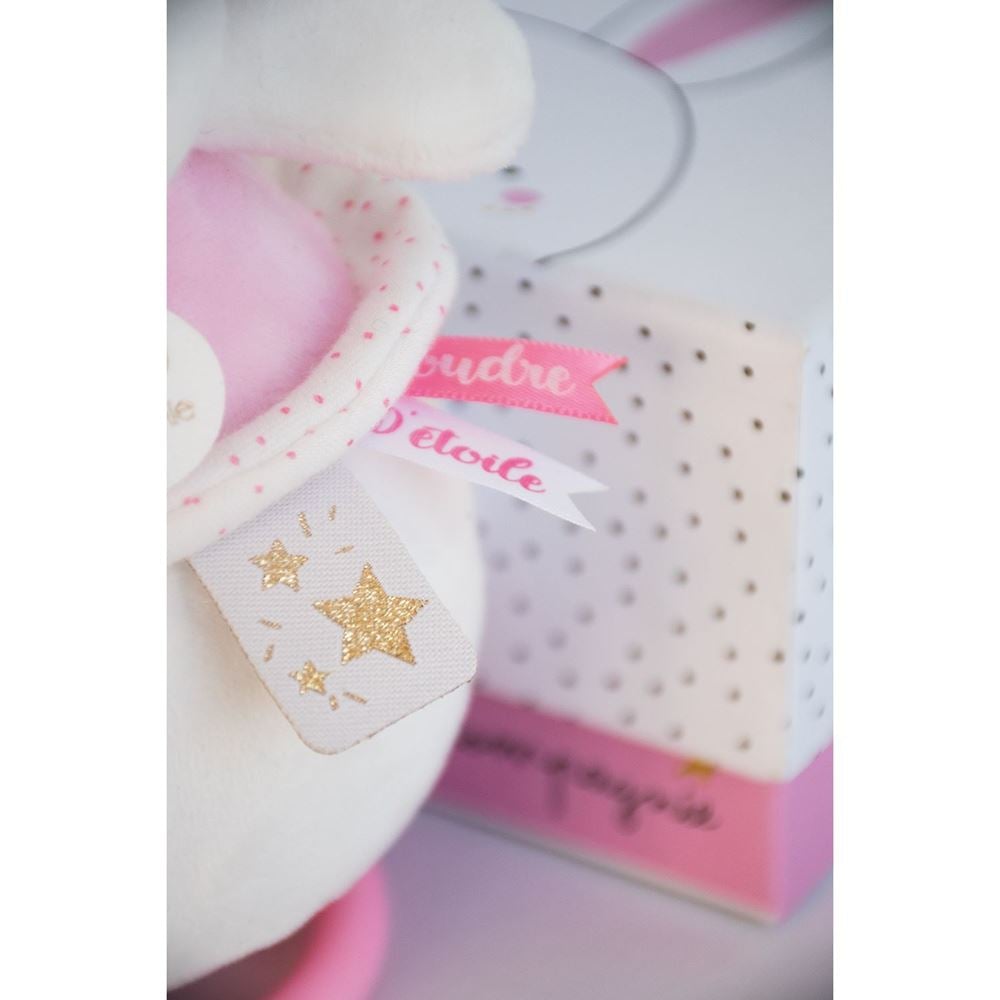 Doudou et Compagnie Star Pink Bunny – Juguete musical para tirar